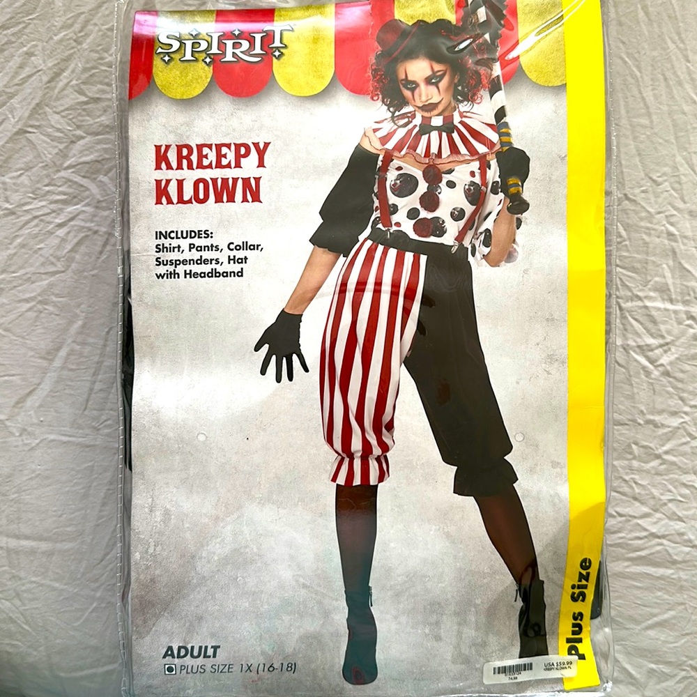 SPIRIT KREAPY KLOWN FULL OUTFIT